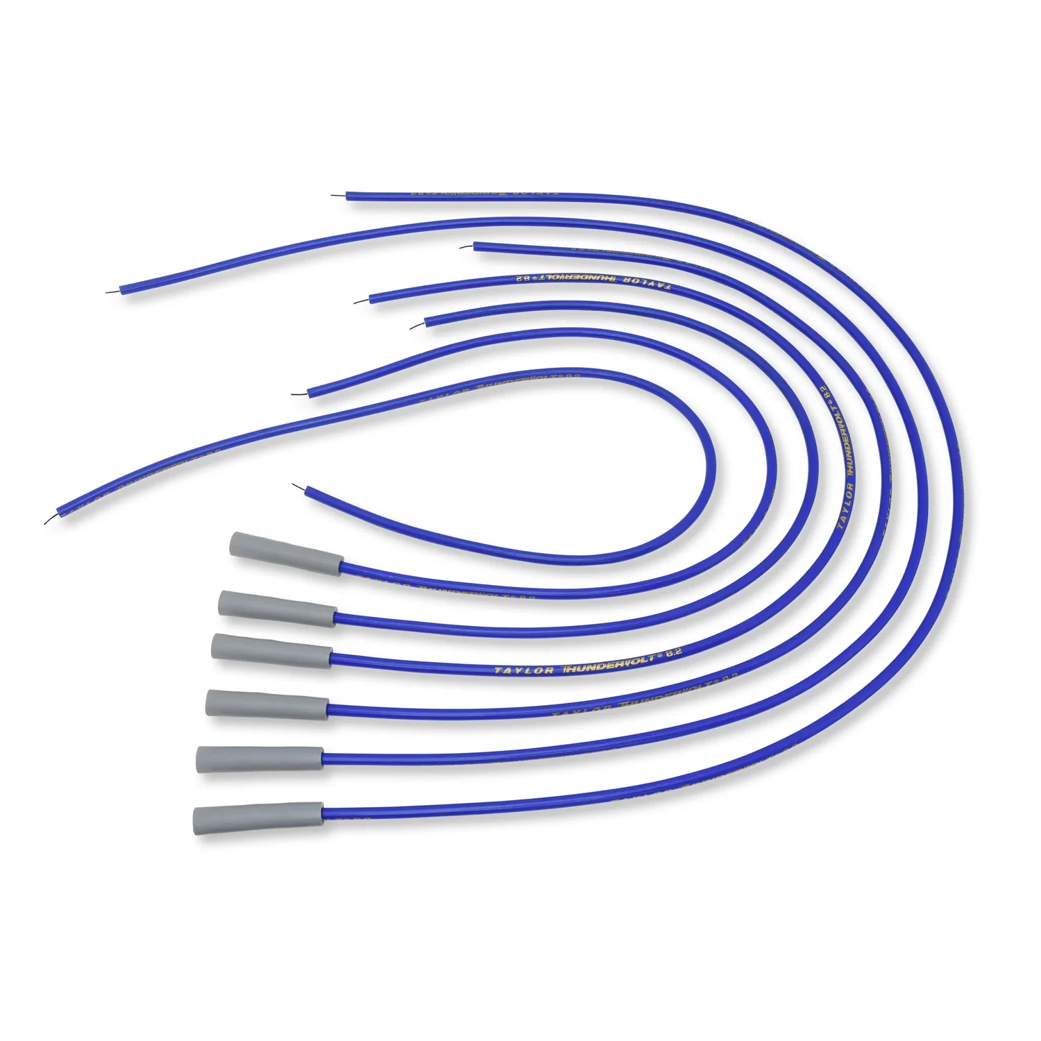 Spark Plug Wire Set Universal 8.2mm Silicone Thundervolt 180_ 40 ohm_ft 83645